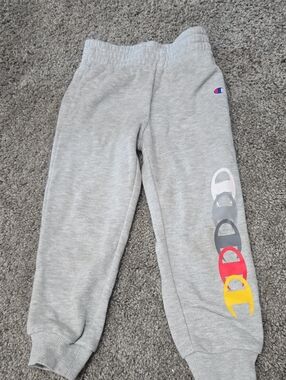 Sz 4 Champion Boys Gray Sweatpants